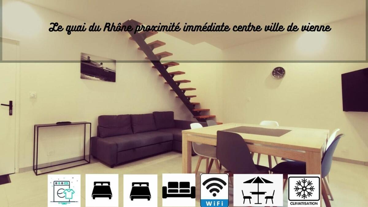 Ferienwohnung Le Quai Du Rhone Sainte-Colombe  Zimmer foto